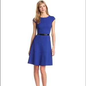 Anne Klein Royal Blue Belted Dress